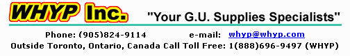 WHYP Inc. Your G.U. Supplies Specialists